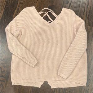 Miracle USA light pink sweater